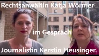 RA Katja Wörmer im Gespräch mit Journalistin K Heusinger Dr Reiner Füllmich  Rückblick [upl. by Kirschner]