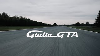 New Alfa Romeo Giulia GTA test driving feat Kimi Räikkönen and Antonio Giovinazzi [upl. by Nairahcaz]