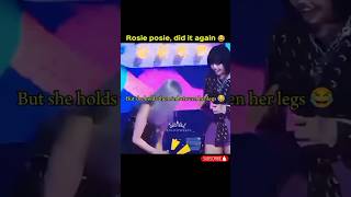 Rosie Posie did it again 😂 kpop jennie jen subscribe shorts ytshortsfyp viralshort blackpink [upl. by Zinah]