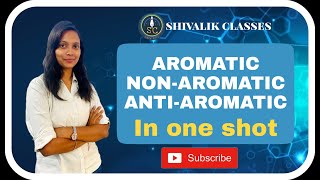 AROMATICNONAROMATIC AND ANTIAROMATIC IN ONE SHOT neet2024 jeemains2024 education studywithme [upl. by Rosdniw]