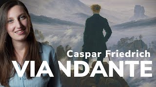 Viandante sul mare di nebbia di Caspar David Friedrich ANALISI Il Romanticismo tedesco nellarte [upl. by Ecikram]