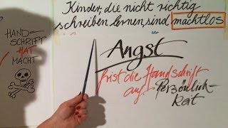 Die Angst vor der eigenen Handschrift [upl. by Greg]