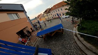 European Urban Downhill Series 3  Svatohorsky Downtown Pribram 2023 FINAL RUN RAW 4K [upl. by Glaab861]