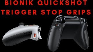 A Nice Upgrade For Your Xbox One or PS4 Controller  Bionik Quickshot Trigger Stop Grips [upl. by Rodmur]