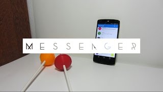 Android 50 Lollipop Messaging Application Messenger [upl. by Esom531]