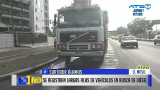 Se registran largas filas en el surtidor Los Alamos en Cochabamba [upl. by Drugge]