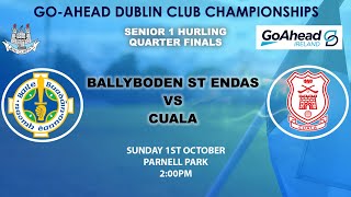 Go Ahead Ireland SHC 1  Ballyboden St Endas v Cuala [upl. by Mloc]