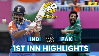 India Vs Pakistan Highlights 1st Innings Pakistan Need 120 Runs To Win Against India I T20 WC 2024 [upl. by Cirri]