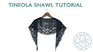 Tineola Shawl tutorial [upl. by Eca]