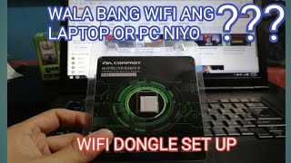 HOW TO SETUP USB WIRELESS ADAPTER WIFI DONGLE FOR LAPTOP AND PC [upl. by Anastassia869]