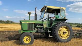 1967 John Deere 4020 Plowing Hitterdal MN 2023 [upl. by Darra385]