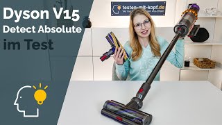 Dyson V15 Detect Absolute im Test  Lohnt sich der hohe Preis [upl. by Orly]