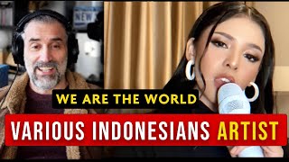 Indonesias Various Artists  We Are The World Cover REACTION [upl. by Aicilyt]