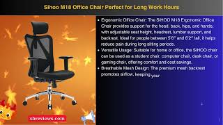 Sihoo M18 Office Chair Perfect for Long Work Hours [upl. by Kathrine]