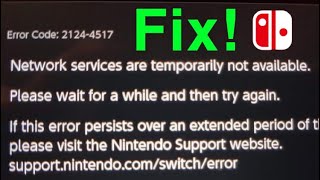 Nintendo Switch Network services are temporarily not available ERROR CODE HOW TO FIX [upl. by Fanni]