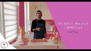 Limoncello Nasıl Yapılır  En Basit Haliyle Limoncello [upl. by Dinsdale]