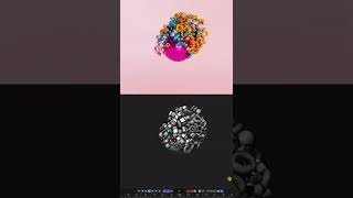 Working Vs Final Render  Cinema 4D Vs Blender [upl. by Maddox]