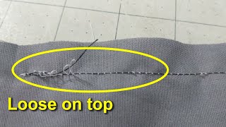 How to fix your thread looping above the fabric [upl. by Trometer586]