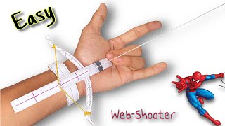 How to make SpiderMan web shooter  How to make powerful web shooter with paper  paper craft [upl. by Hyacinth115]