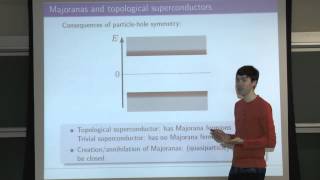 Quantum Transport Lecture 20 Majorana fermions [upl. by Cirda487]