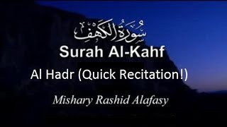 FAST Surah Al Kahf by Mishary Al Afasy Al Hadr recitation with English [upl. by Minetta]