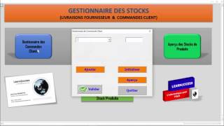 Excel  Gestionnaire des CommandesLivraison et Suivi de Stock [upl. by Zeeba305]