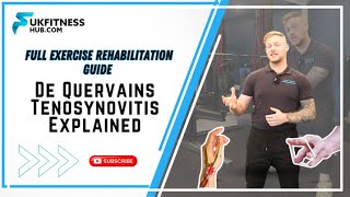 De Quervains Tenosynovitis Explained  Full Exercise Rehabilitation Guide [upl. by Holzman259]