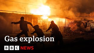 Kenya Gas explosion in Nairobi kills at least three and injures hundreds  BBC News [upl. by Vachil838]