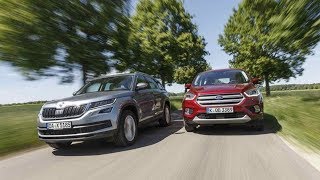 2018 Ford Kuga vs 2018 Skoda Kodiaq Technical Specifications [upl. by Kciredor372]