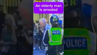 Even the elderly were arrested at Downing Street today [upl. by Risley]