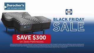 Durochers  Sealy Mattress Black Friday Sale [upl. by Aranat]