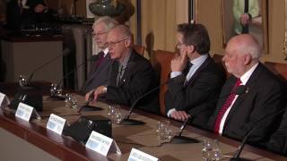 Press conference with the Nobel Laureates in Physics and Chemistry and the Laureate in Economic Scie [upl. by Asillam834]