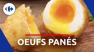 Oeufs Panés  Les recettes Carrefour [upl. by Kcirneh]