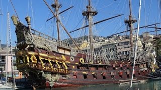 JOURNEE AU GALLEON PIRATE NEPTUNE  GENOVA [upl. by Yajeet]