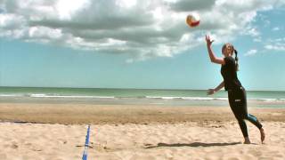 Beachvolleyball Quickies 7 Jump Topspin Aufschlag [upl. by Esya]