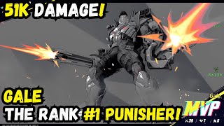 51k Dmg MVP GALE  The 1 PUNISHER in MARVEL RIVALS [upl. by Ytak]