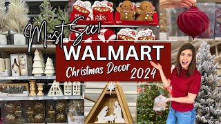 WOW Walmart Christmas Decor 2024 – Must See Finds  Christmas Shop with Me [upl. by Ahsap858]