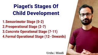 Piagets Cognitive Development Theory  Piaget Stages Of Child Development  CTET 2024  CDP [upl. by Ridan]