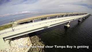 Courtney Campbell Causeway Bike Trail [upl. by Nyloj606]