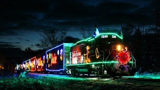 HD Canadian Pacific Holiday Train Chase 2014 112814 [upl. by Solenne]