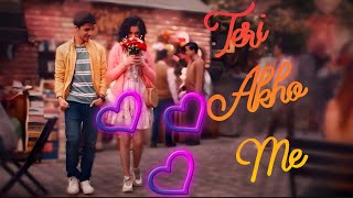 Teri akho me new song । new hindi song । new romantic songs । romantic newsong song music lyric [upl. by Akirdnwahs]