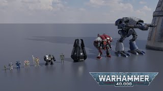 Revealing the TRUE scale of the 40k setting [upl. by Eahsal]