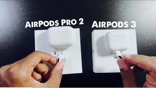 AirPods Pro 2 vs AirPods 3 [upl. by Ztnarf597]