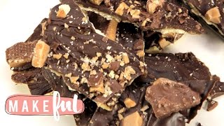 Homemade Chocolate Bar Brittle [upl. by Moulton]