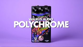 Walrus Audio Polychrome Analog Flanger  Demo [upl. by Niras]