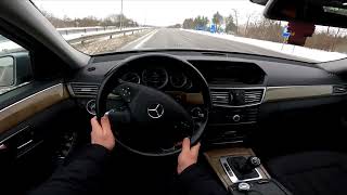 2010 Mercedes Benz E class S212 E 220 CDI 170 Hp 5G TRONIC POV [upl. by Eliseo]