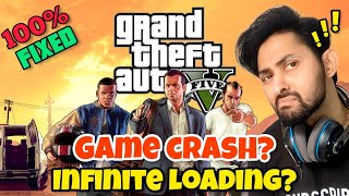 FIXED GTA 5 CRASH amp INFINITE LOADING  GTA 5 Mods 2024  HindiUrdu  THE NOOB [upl. by Cadman]