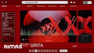 Amenazzy  Grita Visualizer  XXX [upl. by Tila287]