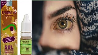 SBL Euphrasia10 Eye Drops 10mlReduces Watering Irritation in Eyes Pain Redness of Eyes [upl. by Enirahtak]