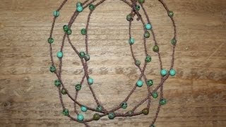 DIY Braided Beaded Bracelet  ShowMeCute [upl. by Baron82]